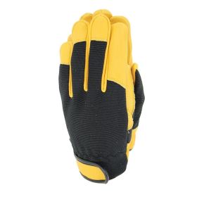 Comfort Fit Leather Gloves - Medium