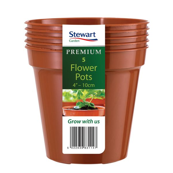 Premium  Multi Pack Flower Pots - 10cm