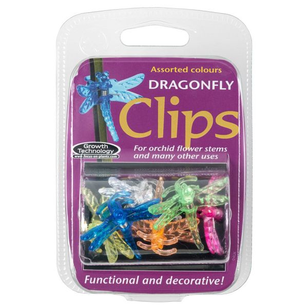 Orchid Clips - Dragonfly Design 6 Pack