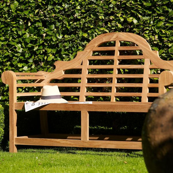 Bramblecrest - Lutyens Bench Teak - Garden Furniture