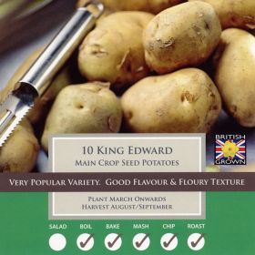 King Edward Seed Potatoes - Taster Pack