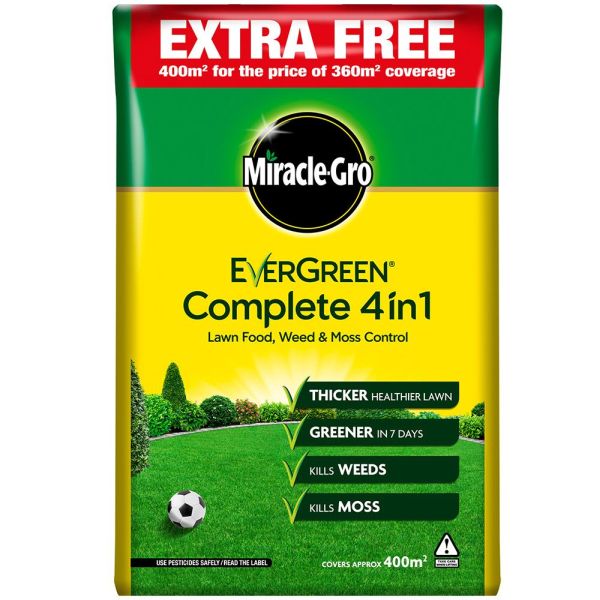Miracle-Gro Evergreen Complete 4in1 360sqm - 10% Extra Free