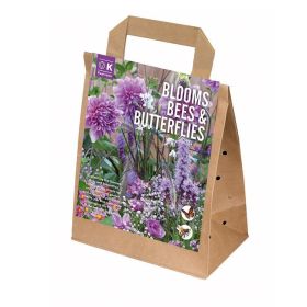 Blooms, Bees & Butterflies Garden Mix - Violet & Pink - 30 Bulbs