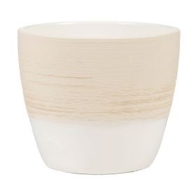 Vanilla Cream Textured Indoor Pot Cover 11cm