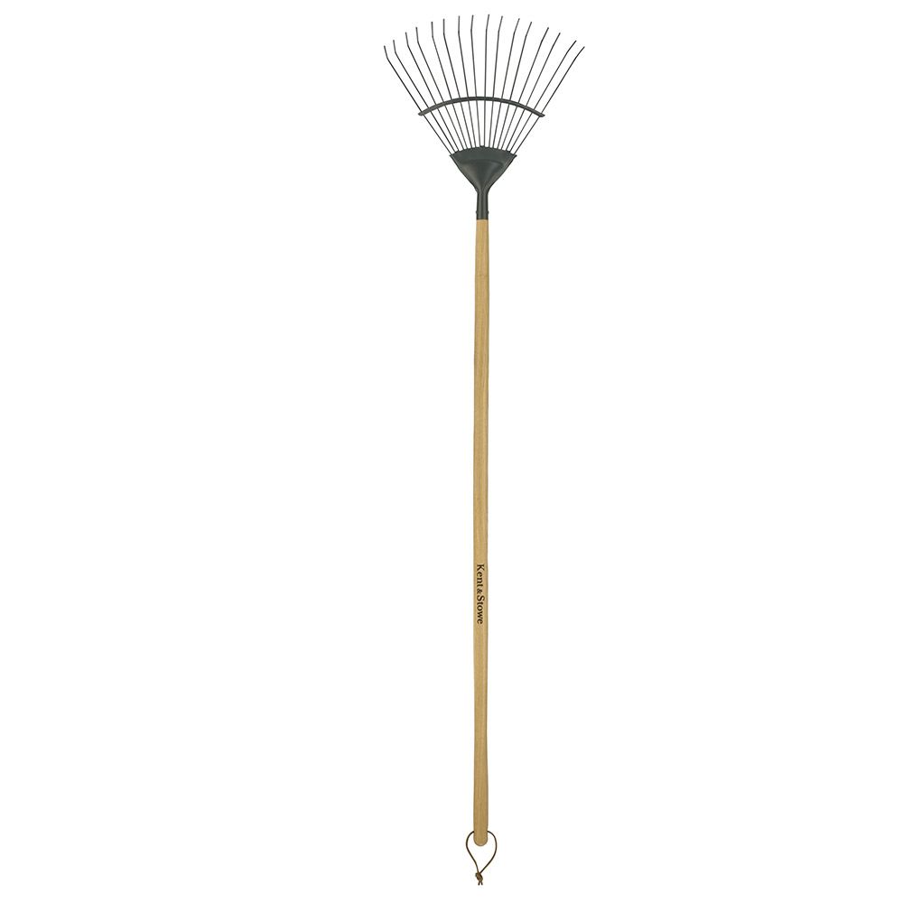 Carbon Steel Long Handled Lawn/Leaf Rake | Cultivating | Squire's ...