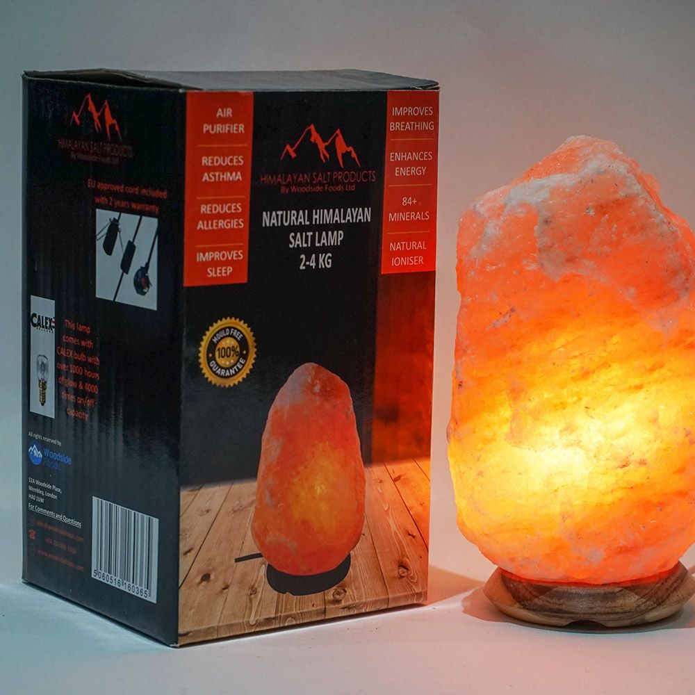 Natural Himalayan Salt Lamp 2-3kg | Lounge | Squire's Garden Centres