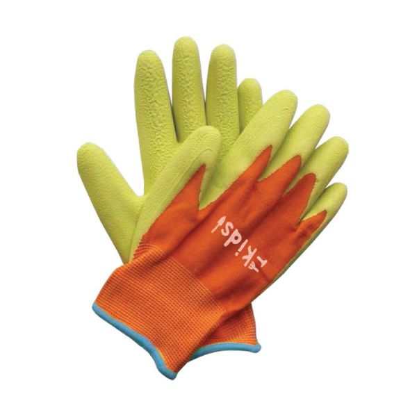 Junior Diggers Gloves Orange & Green - 6-10 Years