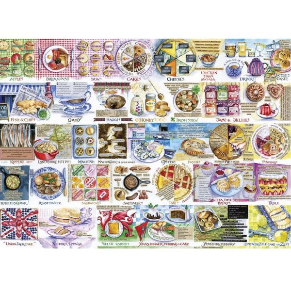 Gibsons Pork Pies & Puddings 1000pc Jigsaw Puzzle
