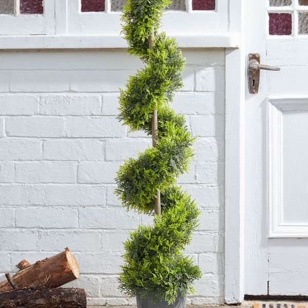 Cypress Artificial Topiary Twirl 120cm