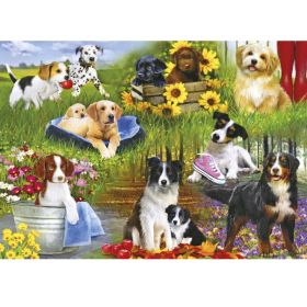 Gibsons Playful Pups 500pc Jigsaw Puzzle
