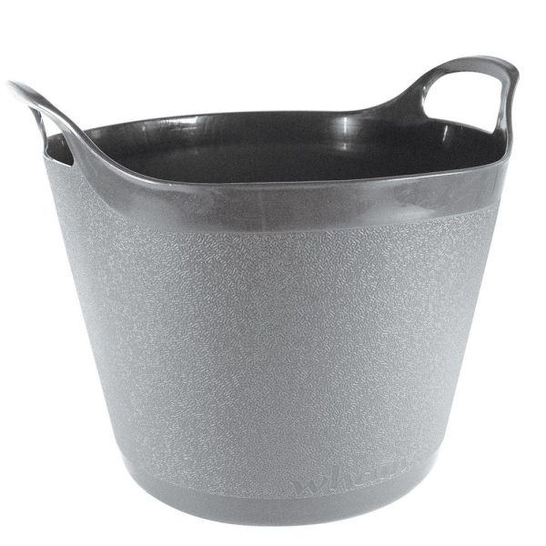 Round Flexi-Tub Graphite Grey - 15 Litres