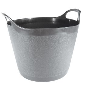 Round Flexi-Tub Graphite Grey - 15 Litres