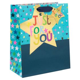 Just For You Gift Bag - Blue - Large