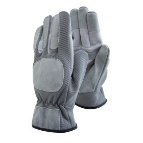 Leather Flexi Rigger Gloves - Grey - Large