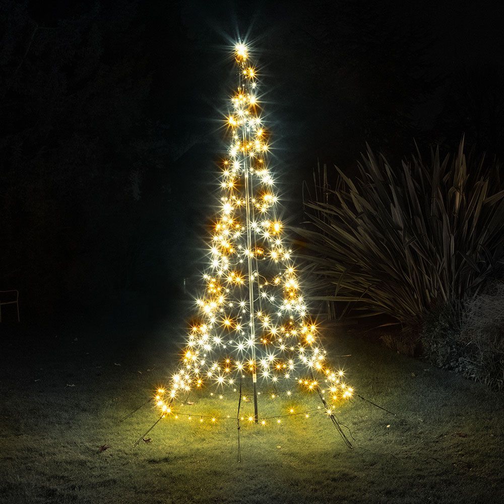 960 LED Duo Bulb Cluster Lights with Green Cable | Outdoor Christmas ...