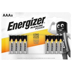 Energizer AAA Alkaline Power - Pack of 8 Batteries