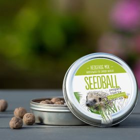 Hedgehog Seedball Tin