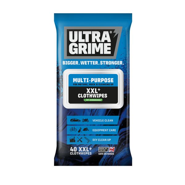 Ultragrime Multipurpose Original XXL+ Clothwipes - Pack of 40