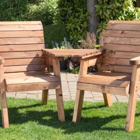 Charles Taylor - Wooden Twin Seat Set - Angled