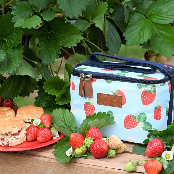 Strawberries & Cream - Personal Cool Bag - Aqua 4 Litre