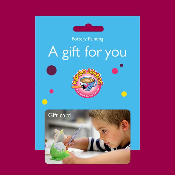 Squire's Gift Card - Mambo Jambos Pottery Painting Gift Card