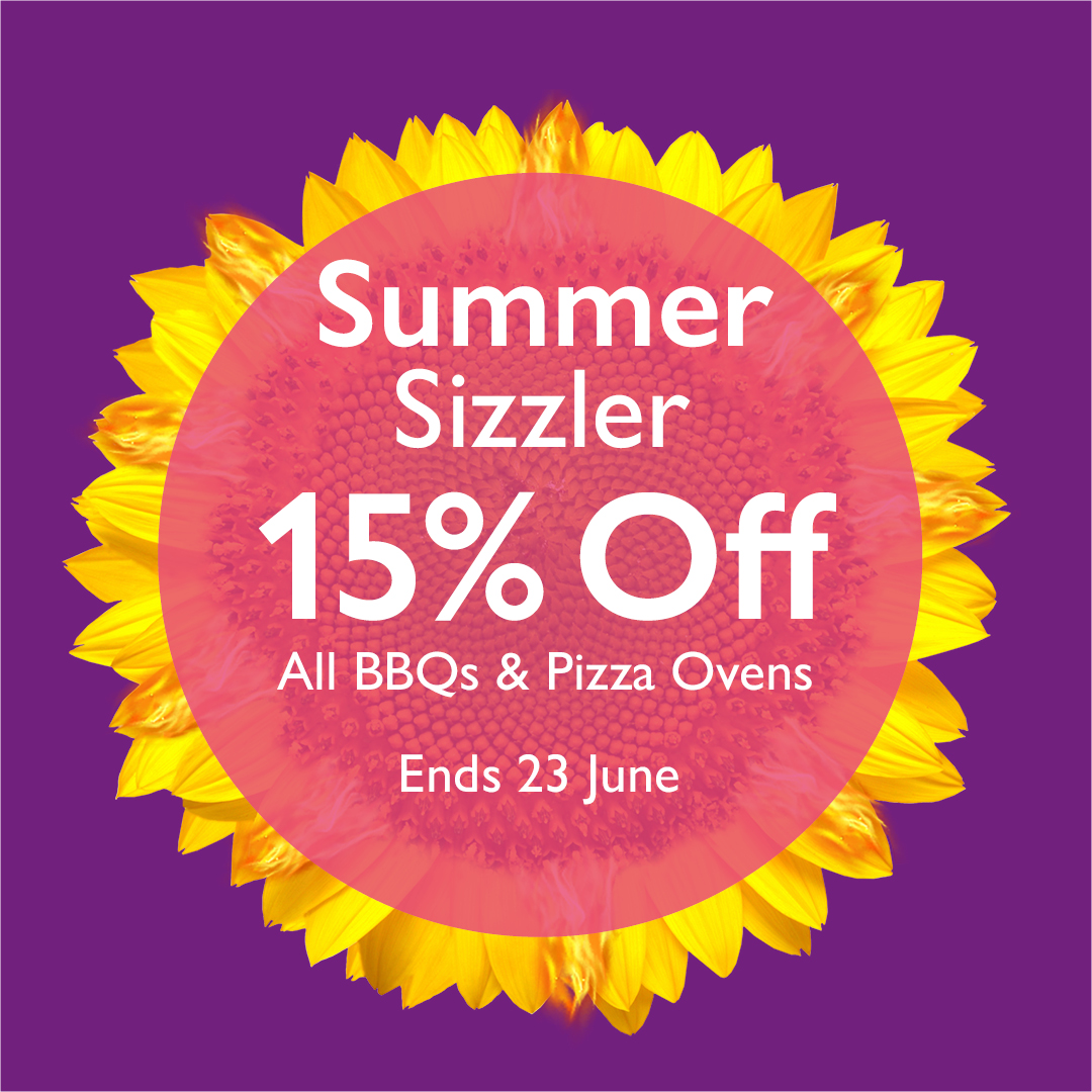 15% Off BBQs & Pizza Ovens